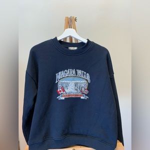 Navy Niagara Falls sweater